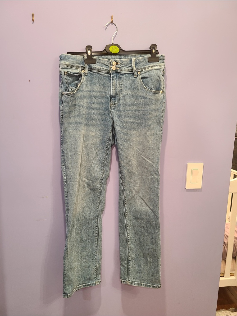 Hudson Los Angeles Straight Leg Flap Pocket Jeans